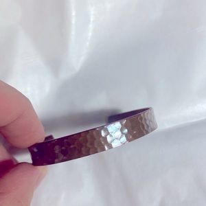 Hammered copper bracelet, cuff style, genuine copper.